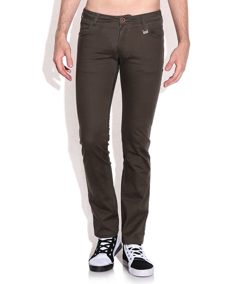 wrangler slim straight pants