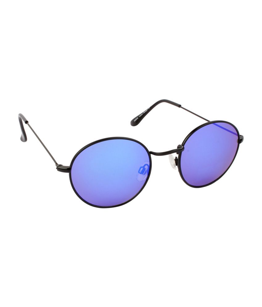 Fueel FU542 Unisex Blue Round Sunglasses - Buy Fueel FU542 Unisex Blue ...