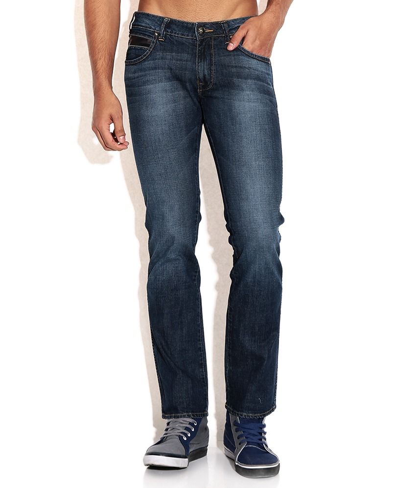 ... Wrangler Blue Slim Fit Jeans Online at Best Prices in India on