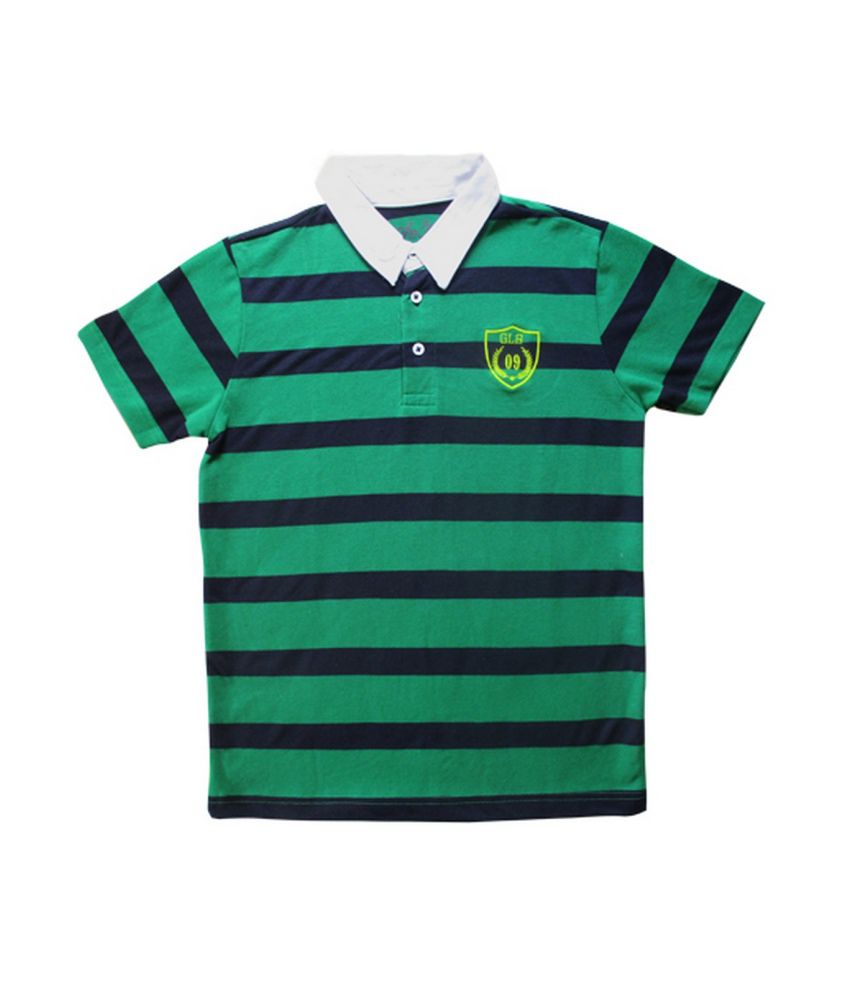 Globe Polo Stipes T-Shirt - Buy Globe Polo Stipes T-Shirt Online at Low ...