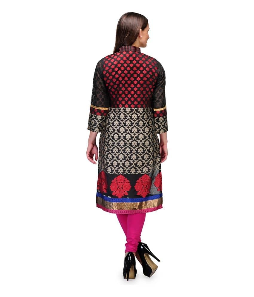 black banarasi kurti design