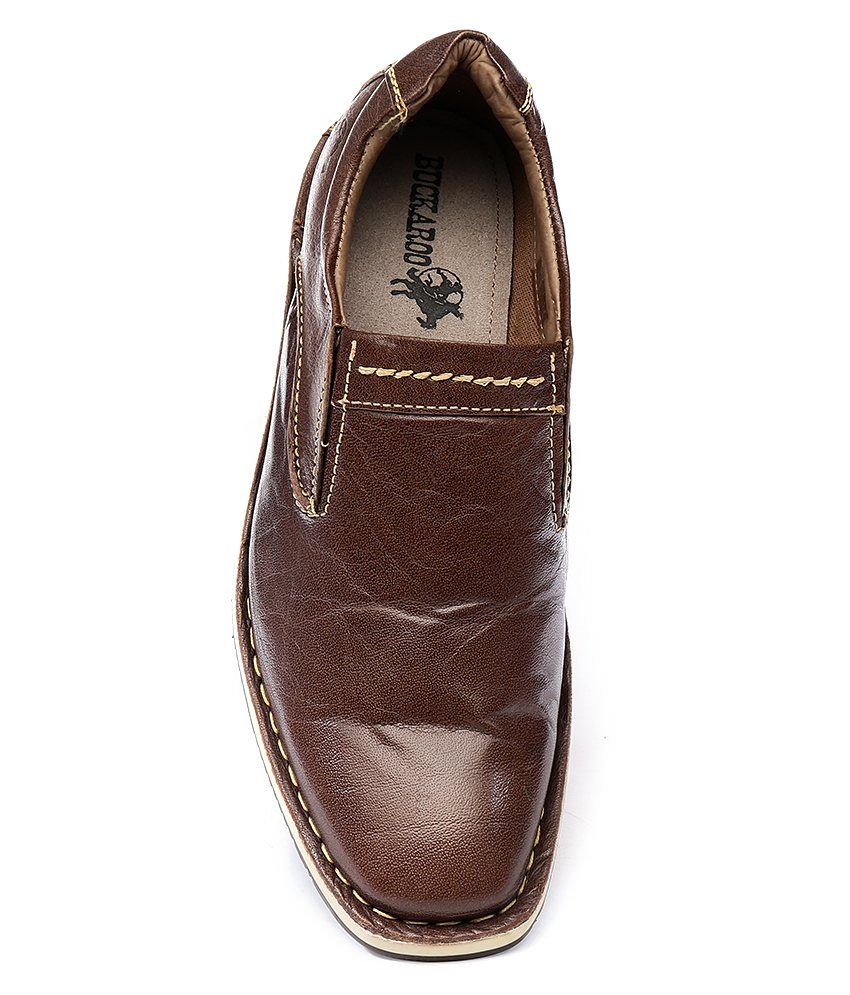 buckaroo tan loafers