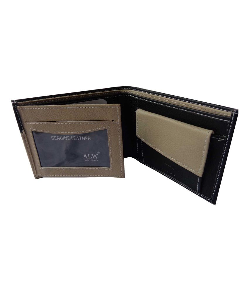 Alw Black Non Leather Fashionable Wallet For Men Buy Online at Low Price in India Snapdeal