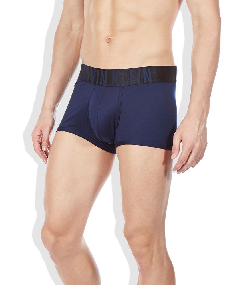 Calvin Klein Underwear Blue Polyester Low Rise Trunk - Buy Calvin Klein  Underwear Blue Polyester Low Rise Trunk Online at Low Price in India -  Snapdeal