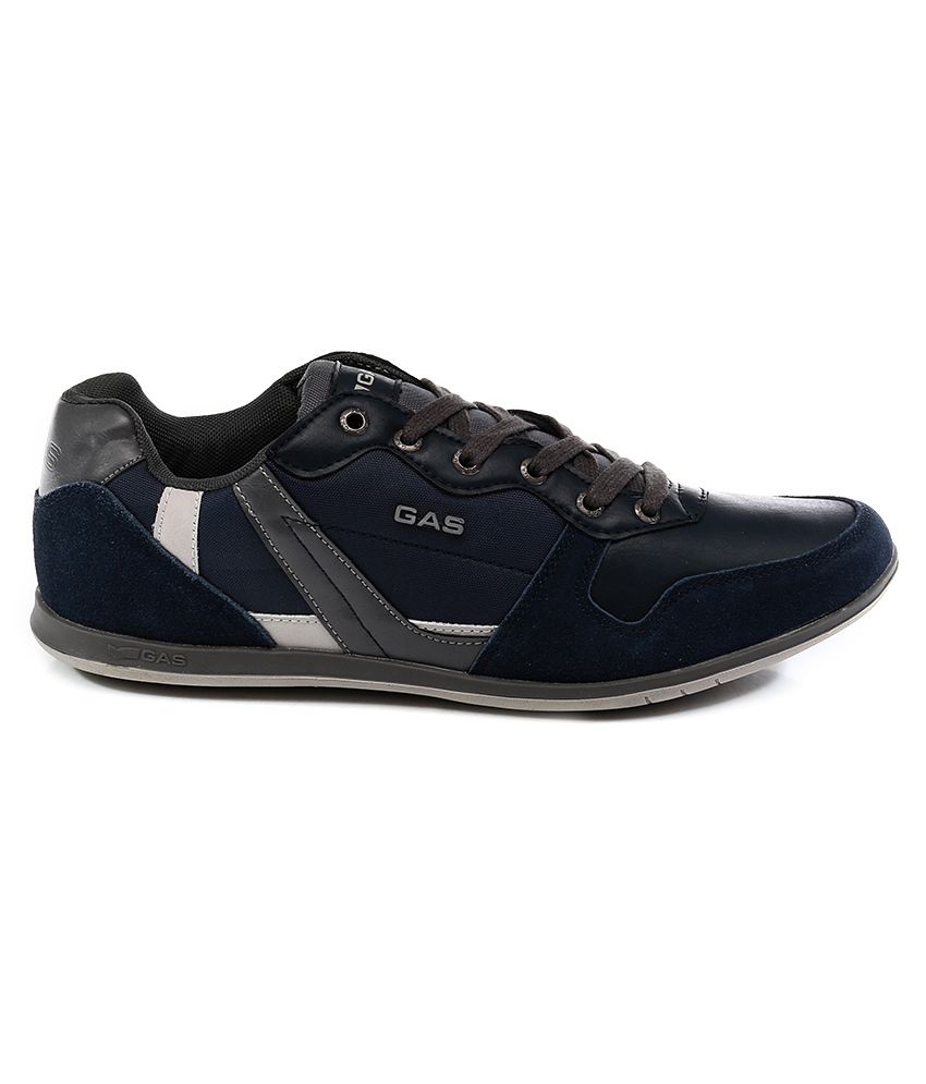 GAS Navy Smart Casuals Shoes - Buy GAS Navy Smart Casuals Shoes Online ...
