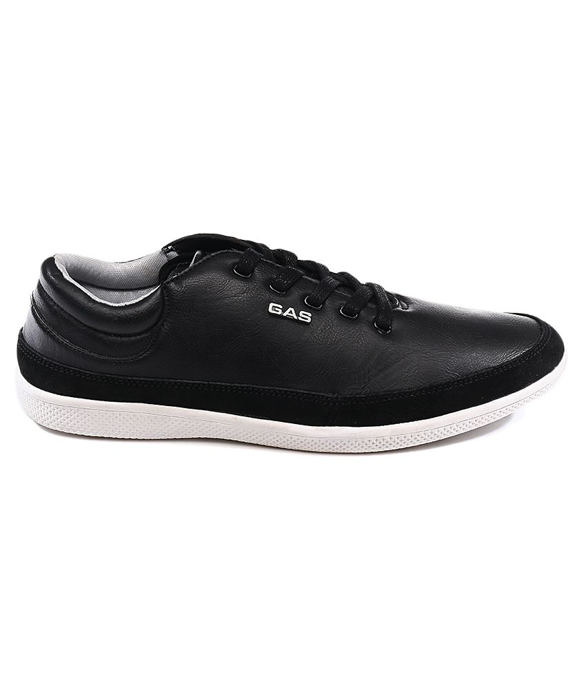 GAS Black Sneaker Shoes - Buy GAS Black Sneaker Shoes Online at Best ...