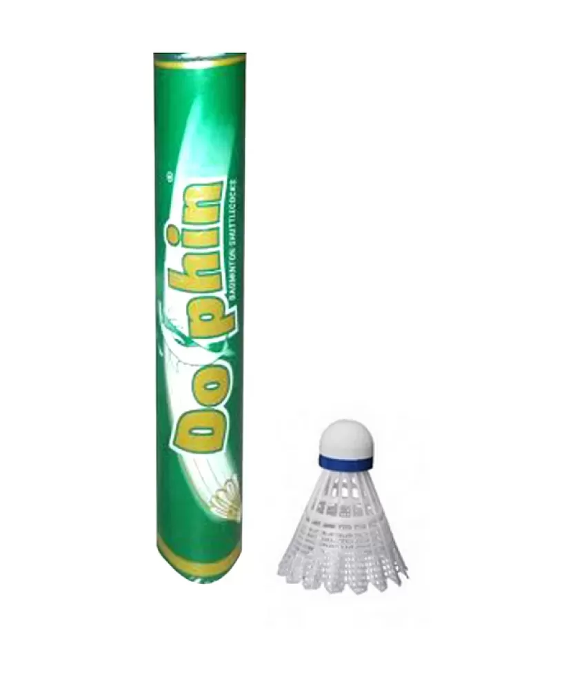 Dolphin Badminton Shuttle White Cock-12 Pieces Buy Online at Best Price on Snapdeal