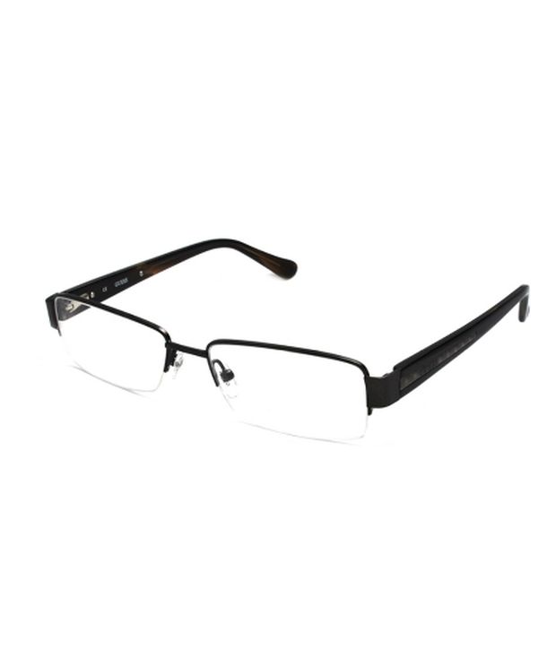 Guess Metal Black Rectangle Eyeglasses Buy Guess Metal Black Rectangle Eyeglasses Online At 