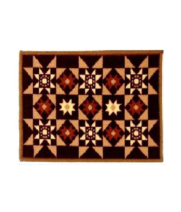 FabLooms Brown Floral Doormat Combo Set Of 3 Buy FabLooms Brown