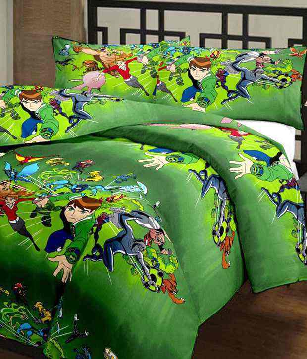     			Renown Adorable Ben 10 Print Poly Cotton Single Bed Ac Blanket/ Dohar Baby Wrap/Baby Swaddle/Baby Sleeping Bag