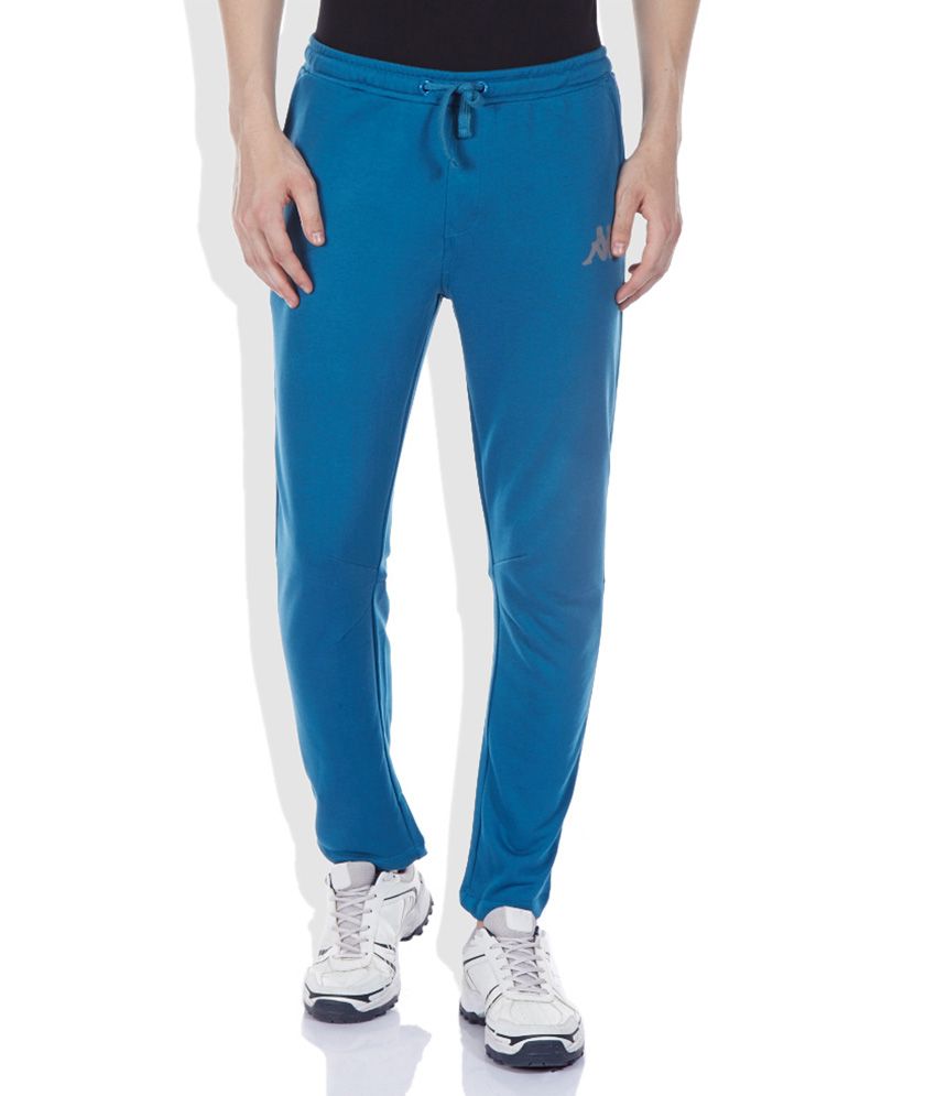 Kappa Blue Solid Track Pants - Buy Kappa Blue Solid Track Pants Online ...