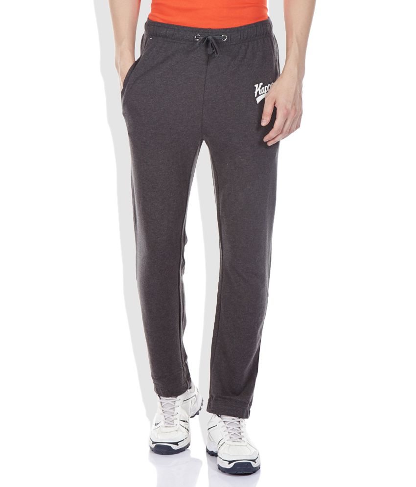 Kappa Gray Solid Track Pants - Buy Kappa Gray Solid Track Pants Online ...