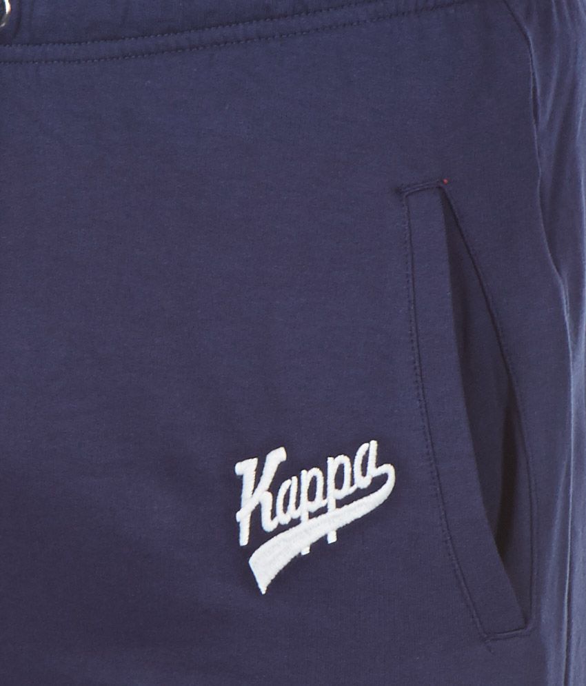 kappa solid men's track pants