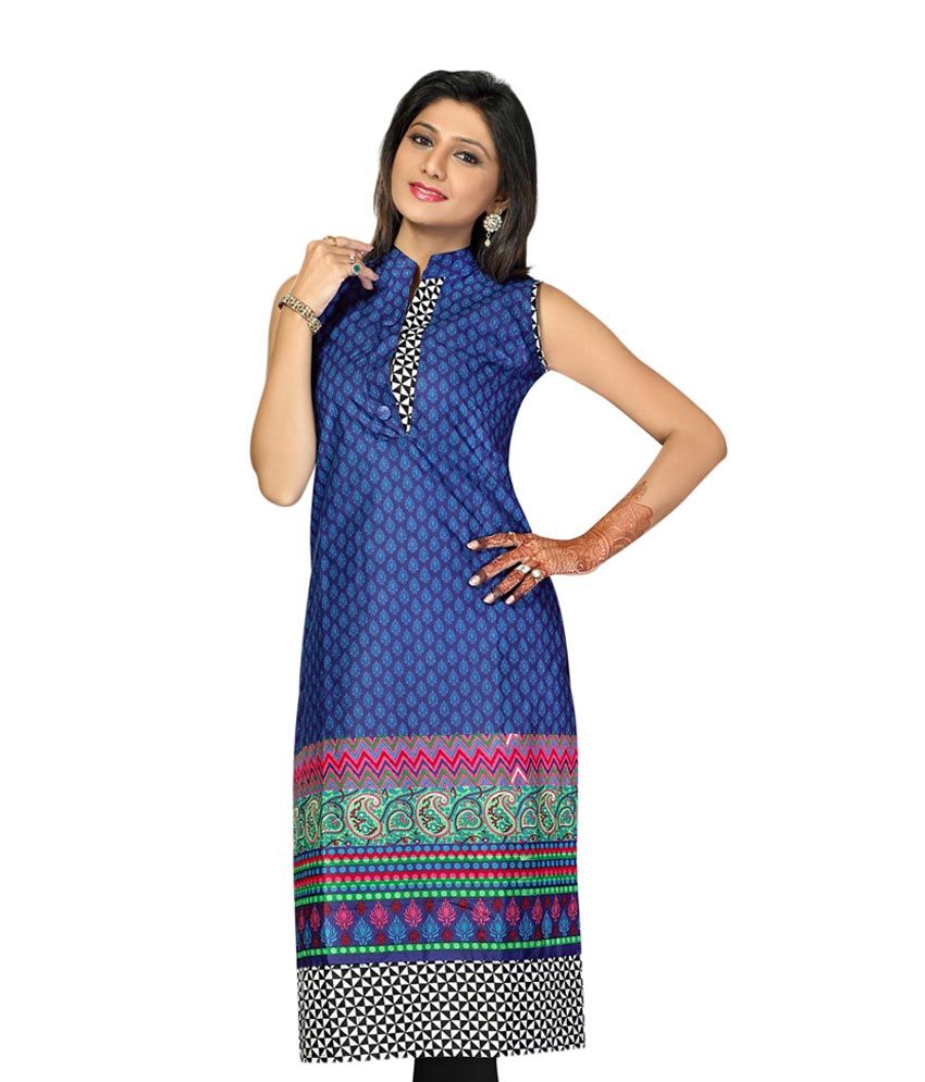 blue collar kurti