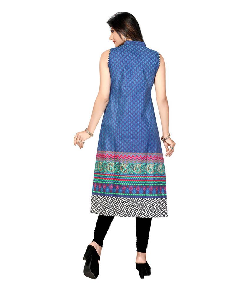 blue collar kurti