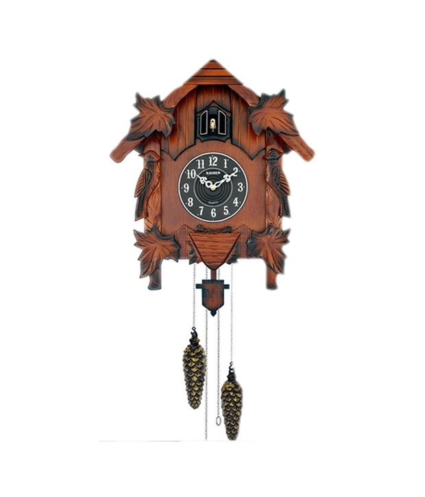 Kaiser Quartz Brown Cuckoo Wooden Wall Clock Buy Kaiser Quartz Brown