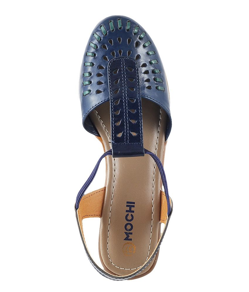 Mochi Navy Sandals for Women Price in India- Buy Mochi Navy Sandals for Women Online at Snapdeal