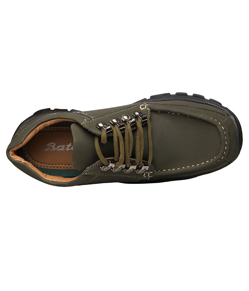 Bata Green Outdoor Shoes - Buy Bata 
