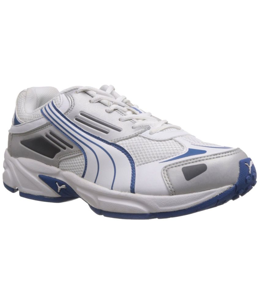 Runner DP White And Blue Running Shoes 