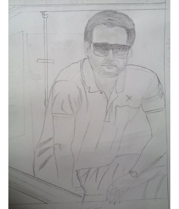 Anu Art Frameless Sketch On Cardsheet With Charcoal Buy Anu Art Frameless Sketch On Cardsheet With Charcoal At Best Price In India On Snapdeal