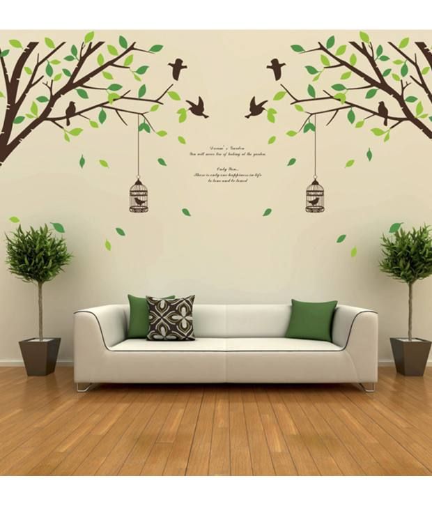     			HOMETALES Wall Sticker Nature ( 120 x 90 cms )