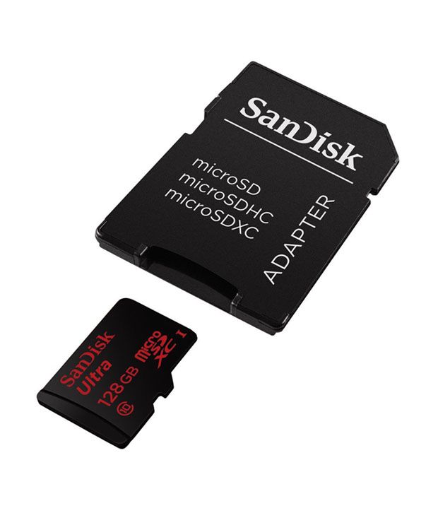     			Sandisk Ultra Micro SDXC Card 128 GB Class 10 (Speed upto 80MBPS)