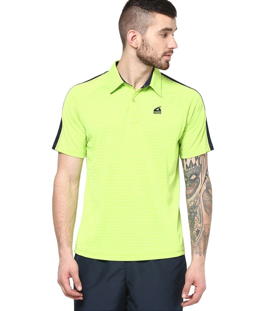 lime green polo shirt men