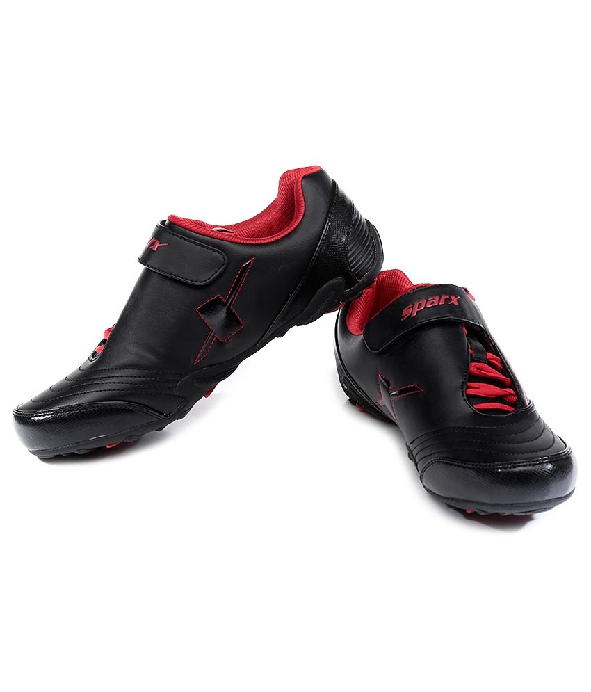 sparx shoes red black