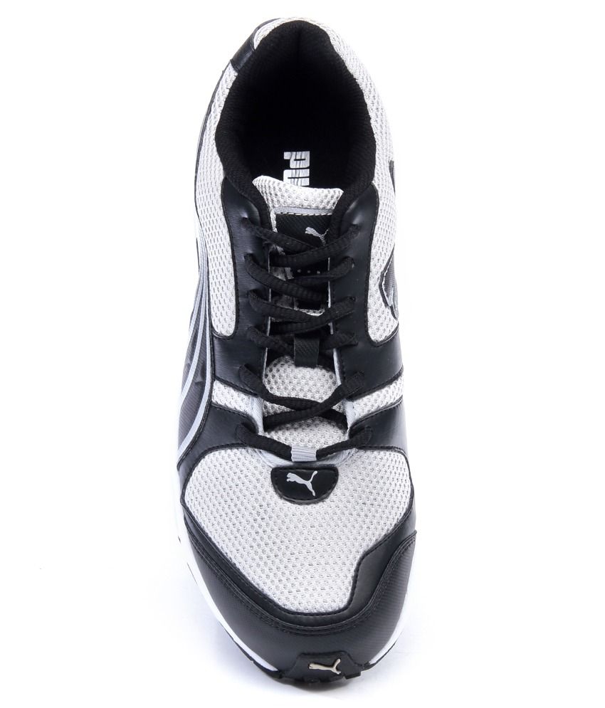 Puma Neptune White And Black Running Shoes - Buy Puma Neptune White And Black Running Shoes 