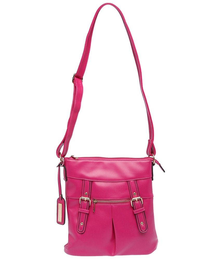 Elliza Donatein 8785227-PINK Pink Sling Bags - Buy Elliza Donatein ...