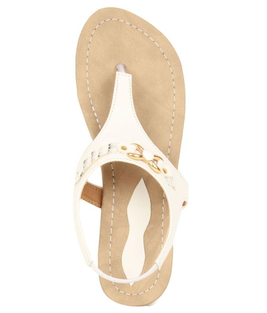 Lovely Chick Comfortable White Sandals Price In India Buy Lovely Chick Comfortable White