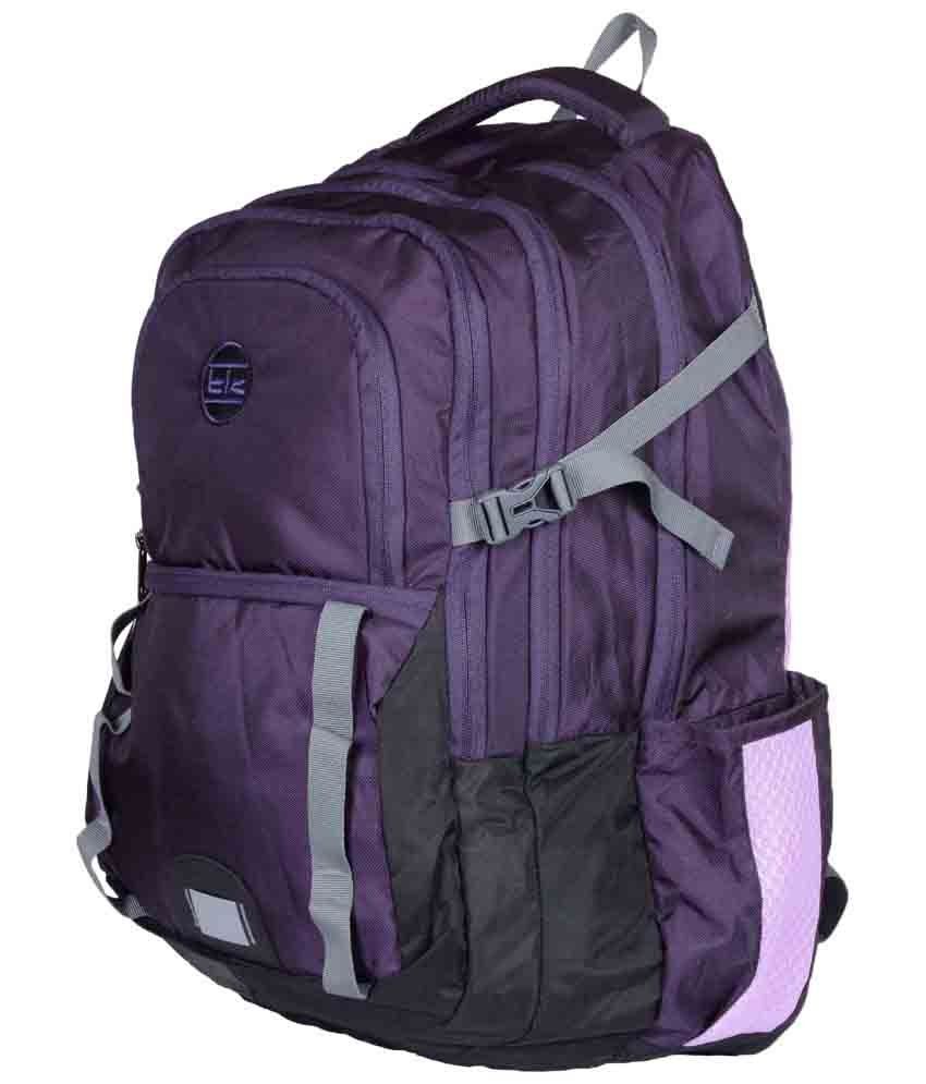 TLC All Track Purple Backpack Bag for School College Travelling Buy