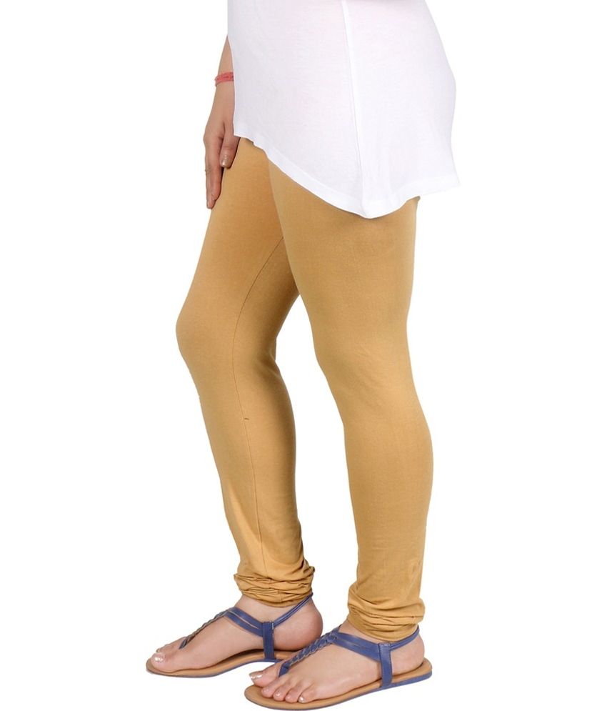 Forever19 Beige Cotton Leggings For Women Price in India Buy