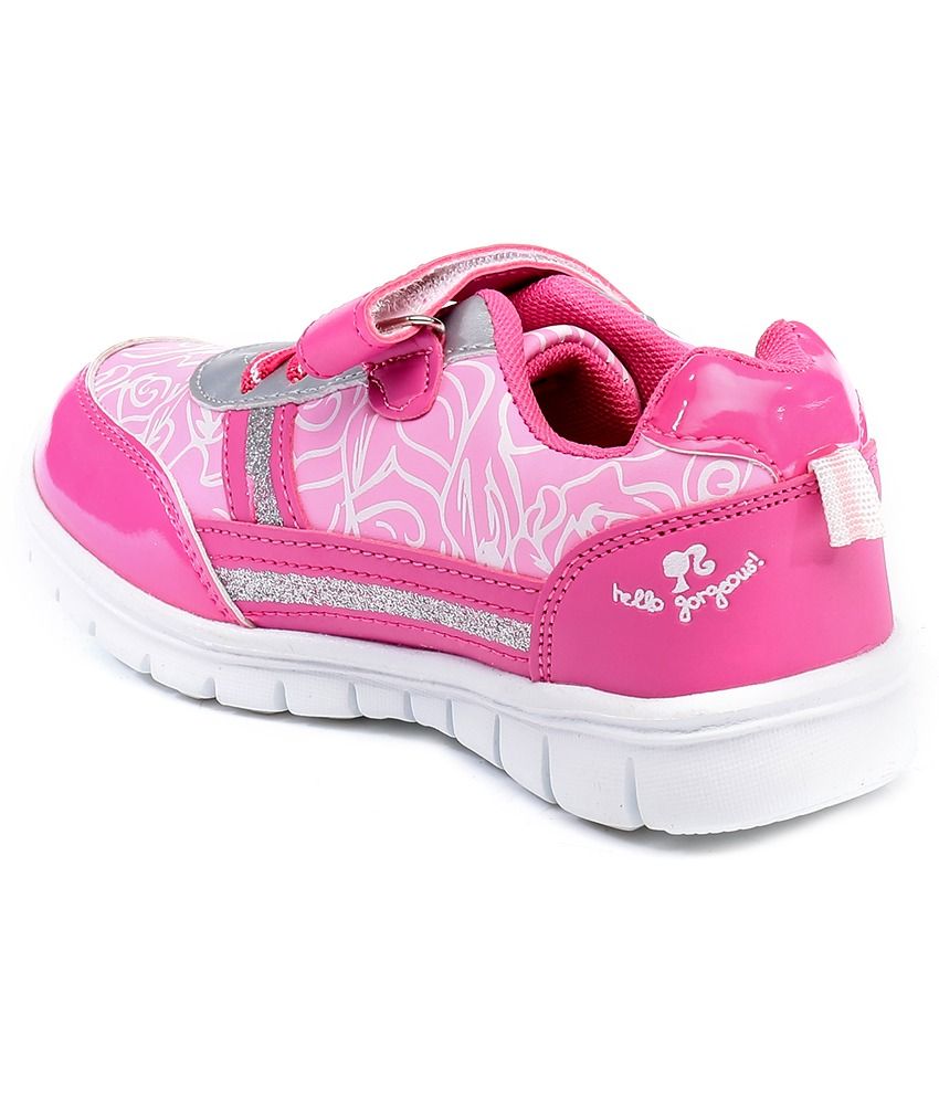 Barbie Pink Sports Shoes For Kids Price in India- Buy Barbie Pink