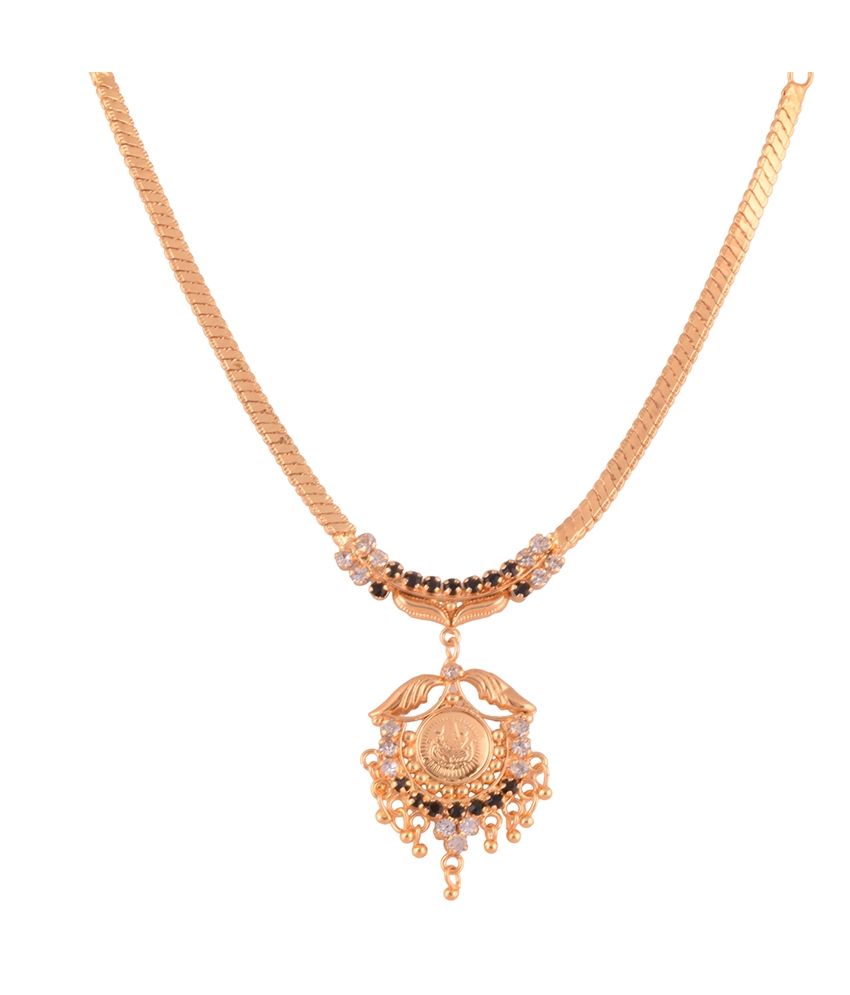 1 gram gold plated necklace chain with 