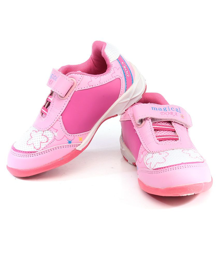Dora Pink Sports Shoes For Kids Price in India- Buy Dora Pink Sports ...