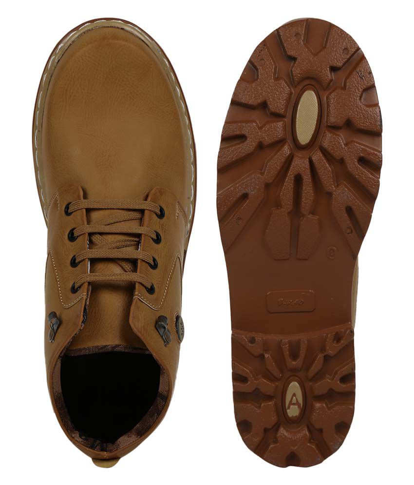 Vonc Tan Boots - Buy Vonc Tan Boots Online at Best Prices in India on ...