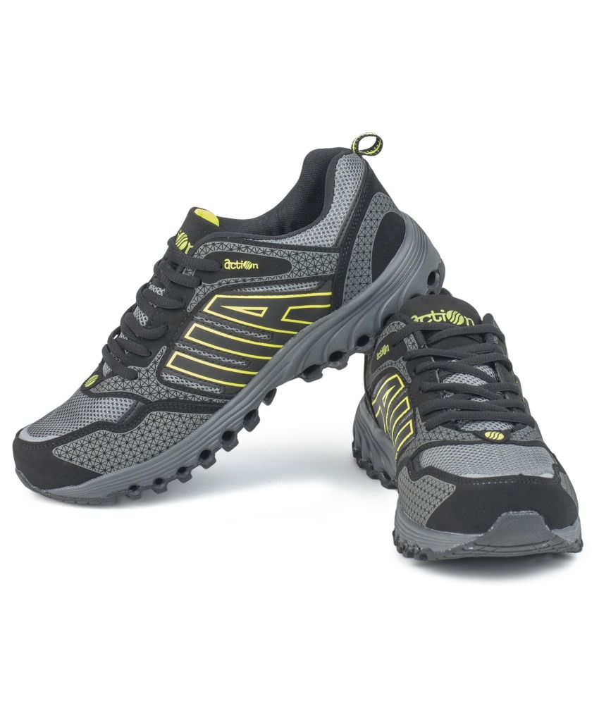 Action Green Synthetic Leather Sport Shoes - Buy Action Green Synthetic ...