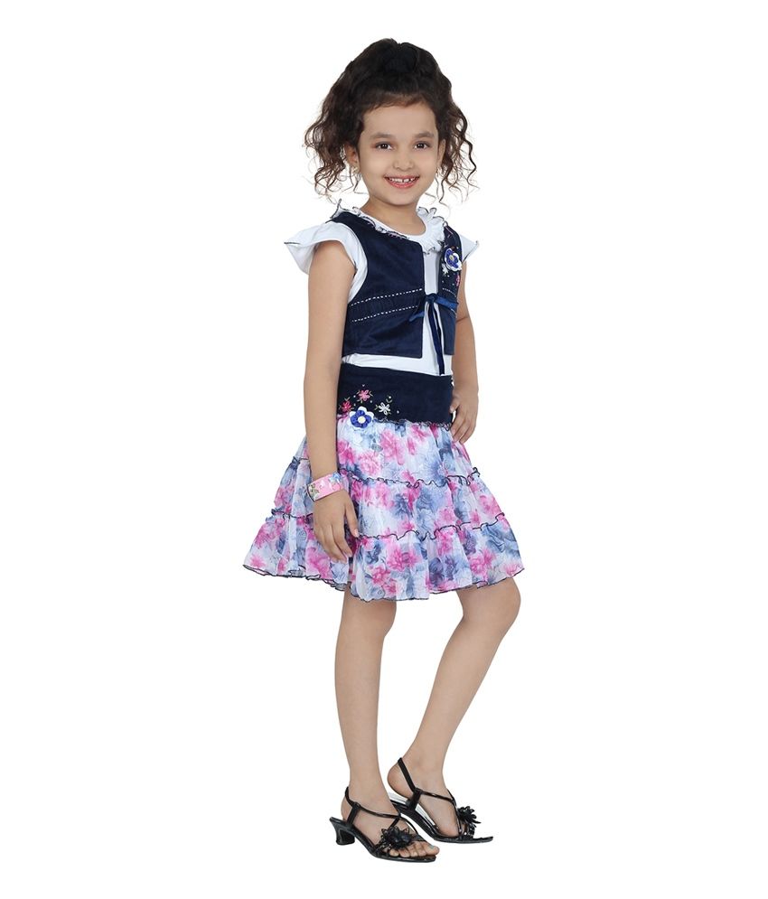 Be Kids Combination of Skirt Leggings with Top & Jacket - Buy Be Kids ...