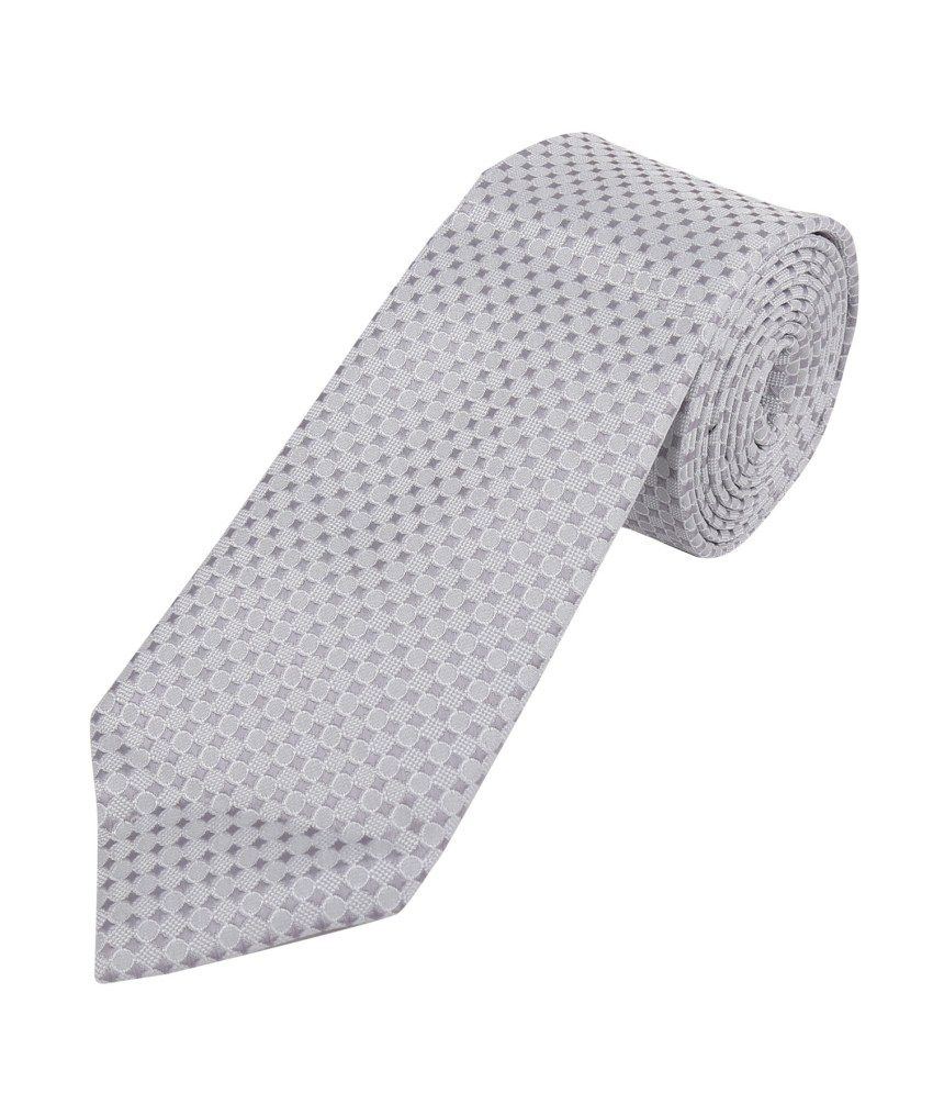 Park Avenue Gray Polyester Formal Narrow Tie: Buy Online at Low Price ...