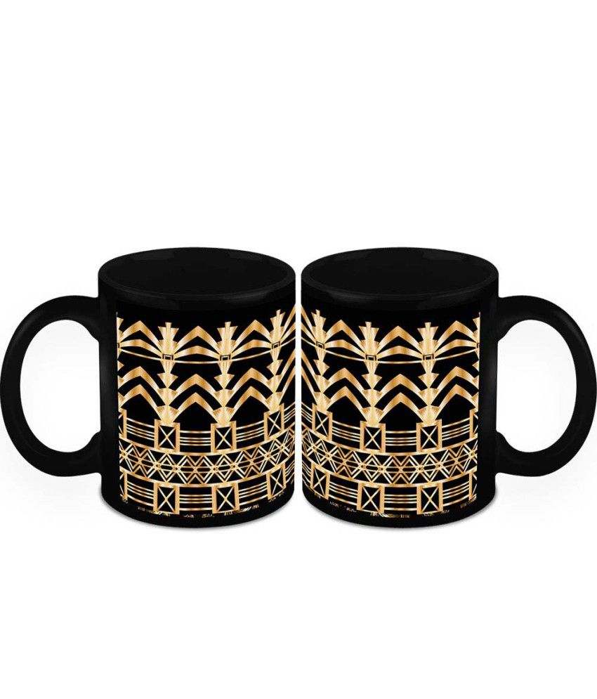 Black Ceramic Mugs 21