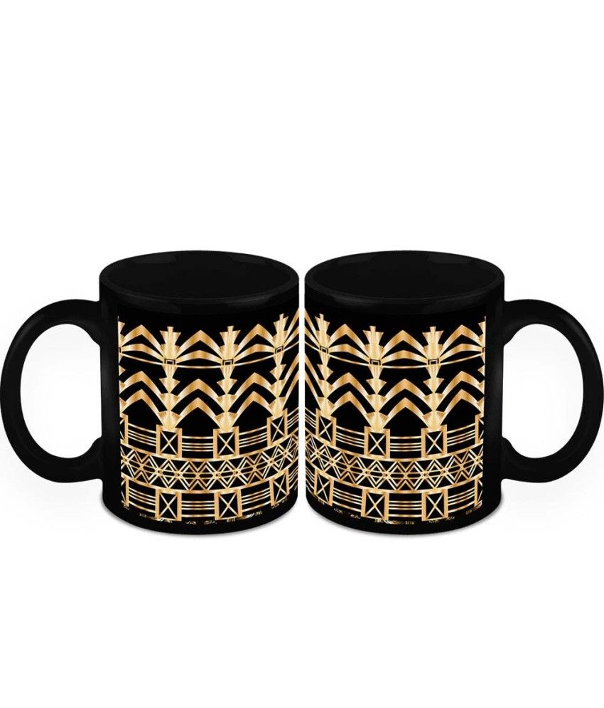 Black Ceramic Mugs 21