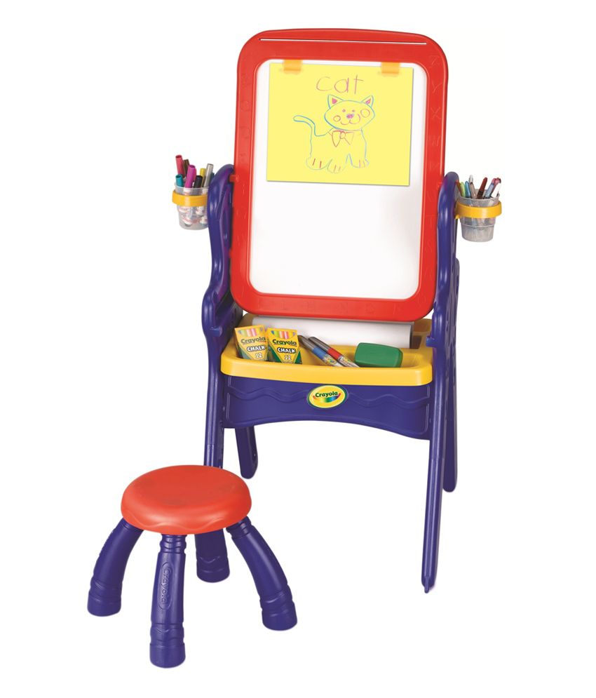 Crayola Multicolour Qwikflip Easel To Desk Imported Toy Buy