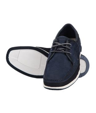 Clarks Navy Loafers