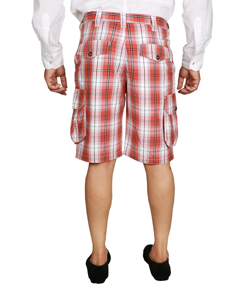 S.A. True Fashion Delightful Multicolour Combo Of 4 Shorts For Men