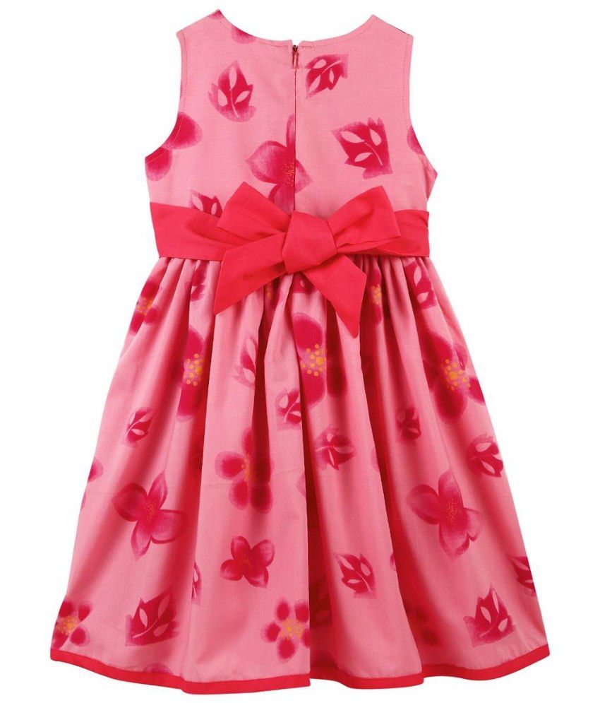 Oye Pink Sleeveless Dress For Kids - Buy Oye Pink Sleeveless Dress For ...