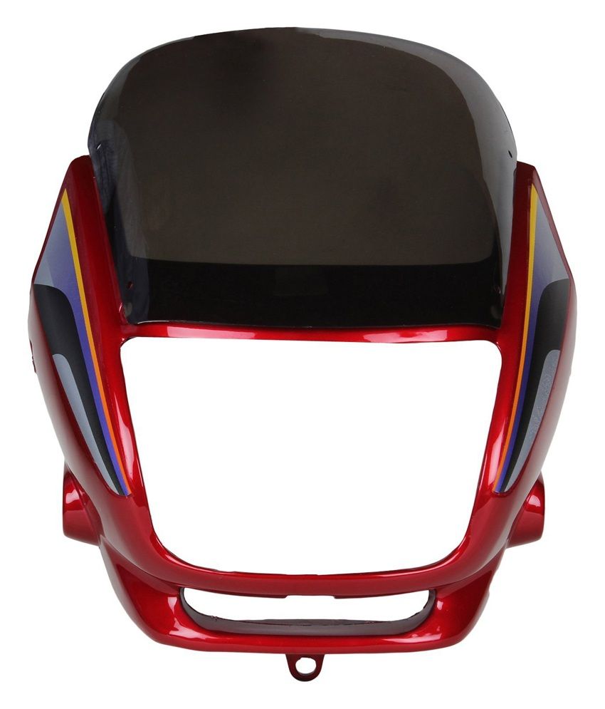Sai SAI01C Headlight Visor for Hero Super Splendor (Red) Buy Sai SAI