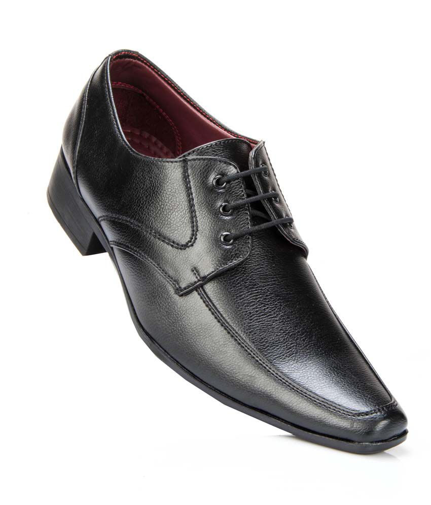 69 Black Faux Leather Formal Shoes For Men Price in India- Buy 69 Black ...
