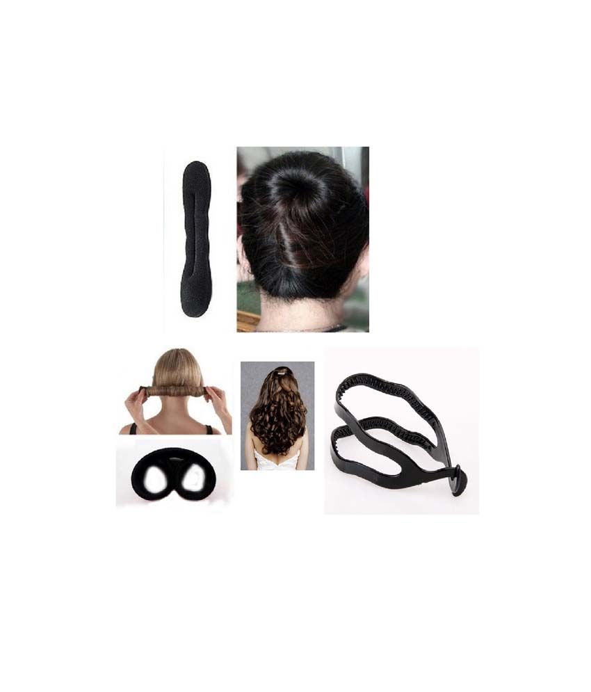 Pankh Combo Of Donut Bun Twister Belt And Curler Belt Buy Online