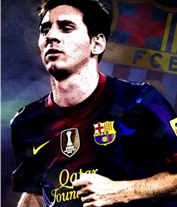 Mntc Lionel Messi Barcelona Poster (12 X 18 Inch): Buy Mntc Lionel ...